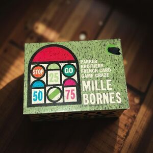 Vintage 1962 Mille Bornes French Card Game Parker Brothers  COMPLETE